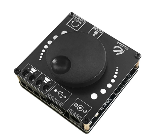 Amplificador Audio Bluetooth USB AUX AP50L 50W+50W